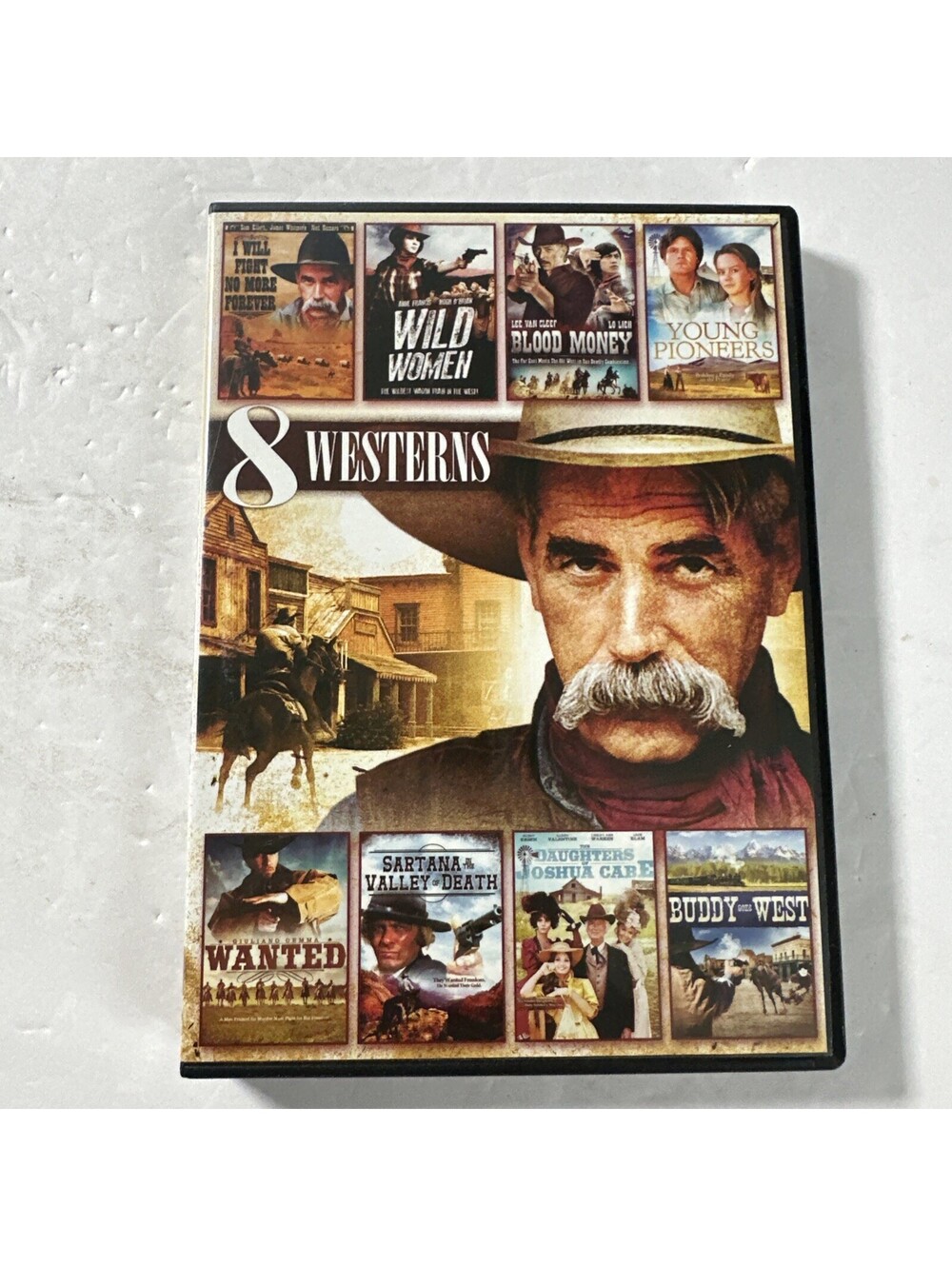 Sam Elliott 8-Movie Western Pack DVD Set 2012 Excellent Condition